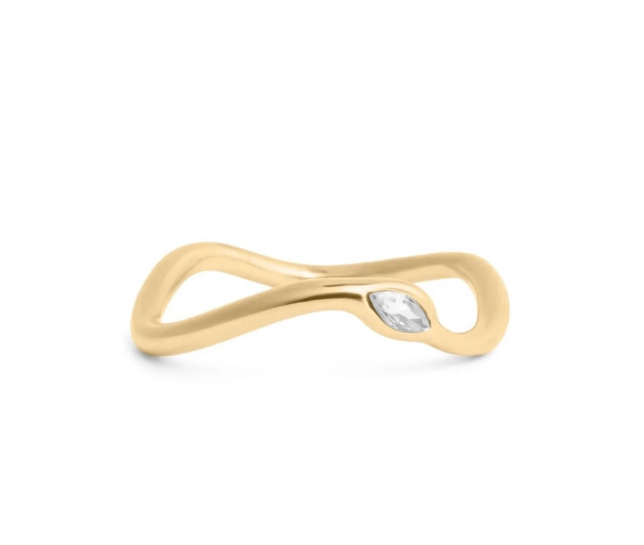 Stone Abstract Stacking Ring