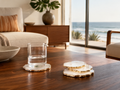 White Salt Stone Coasters