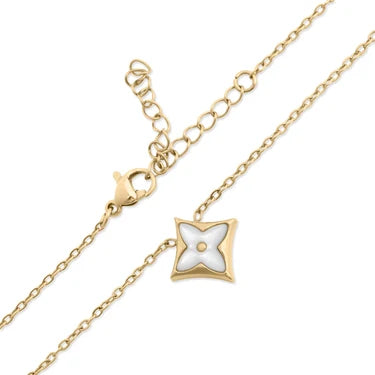 Mother Of Pearl Star Pendant Necklace